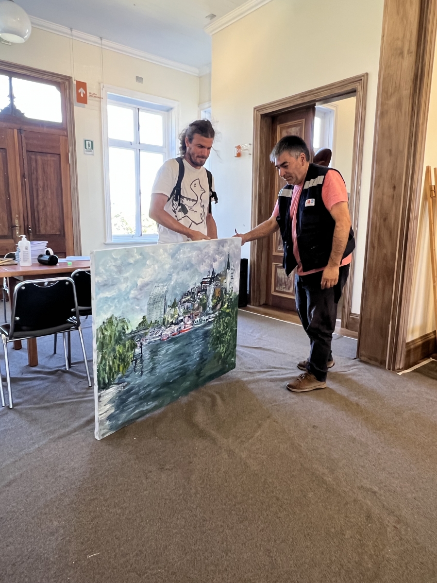 El 41° Concurso de Pintura Valdivia   y su Río ya dio inicio esta semana