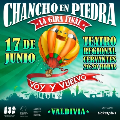 Corporación Cultural Municipal de Valdivia trae a Chancho en Piedra en uno de sus conciertos de despedida de los escenarios
